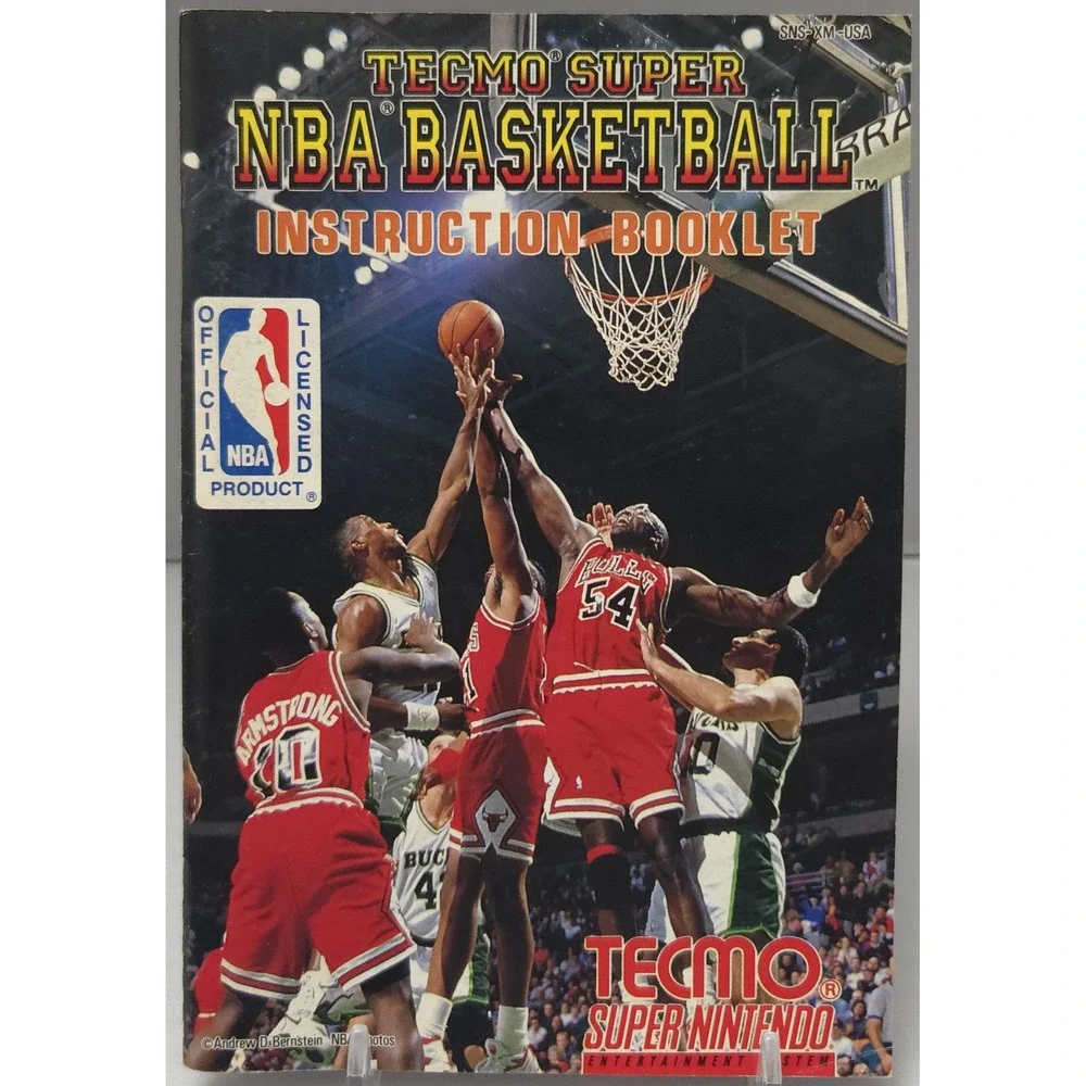 Tecmo SNS-XM-USA Super NBA Basketball SNES - CIB Nintendo Complete - Tested